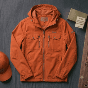 Burnt-Orange-Hooded-Lightweight-Zip-Up-Windbreaker