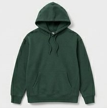 Deep Forest Green Heavyweight Pullover Hoodie