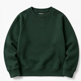 Forest Green Classic Crew Neck Sweatshirt