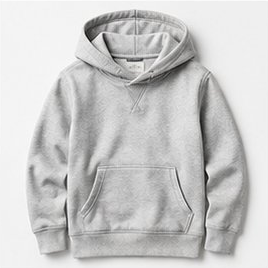Grey Pullover Kangaroo Pocket Hoodie