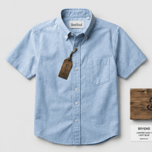 Light Blue Short Sleeve Oxford Shirt