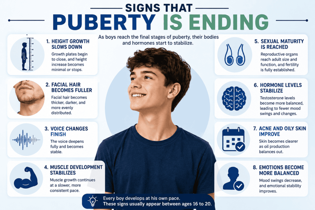Signs That Puberty Is Ending